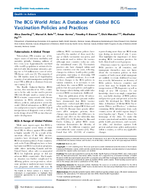 Paper in PLoS Medicine (2011)